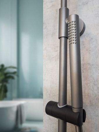 Душевая стойка AltroBagno Intento AltroBagnoIntento030421GrNe настенная цвет черный/серый