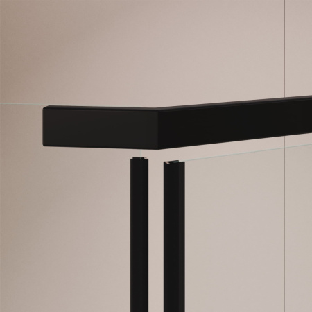 Душевой уголок RGW Passage (Пассаж) 78088399-14 90х90 стекло прозрачное профиль черный без поддона