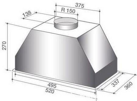 Вытяжка De Dietrich DHG7501X