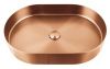 Раковина из нержавеющей стали AltroBagno Eterno AltroBagnoEterno001027RaSp 60х40 накладная цвет медь