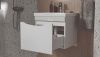 Тумба под раковину Velvex VIZO tp.VIZ.COM.50.1Y 50х40 подвесная цвет белый