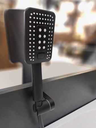 Смеситель для ванны AltroBagno Aperto AltroBagnoAperto0211NeOp настенный черный