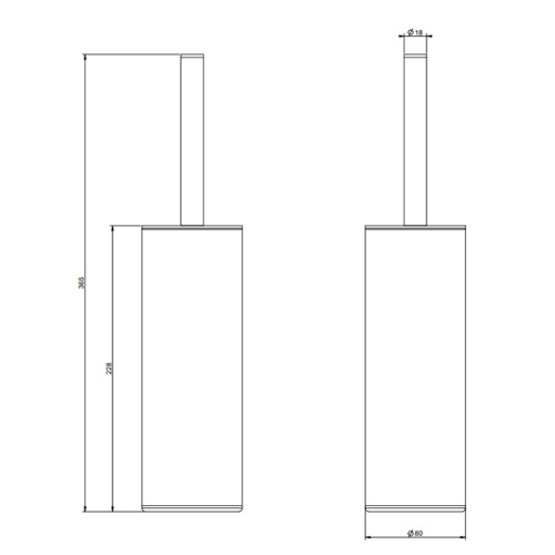 Ершик Gessi Emporio Emporio accessories 38953#031 - фото 2