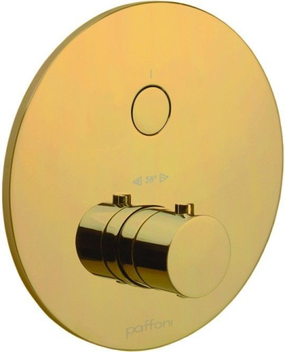 Смеситель для душа Paffoni Compact Box CPT013HG встраиваемый в стену золото