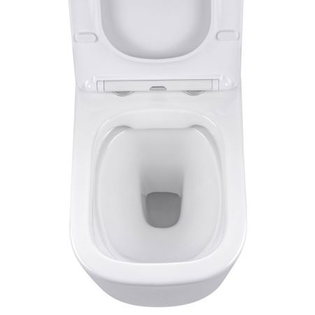 Унитаз подвесной Vincea Core VT1-28 белый с сиденьем микролифт безободковый душевой смыв