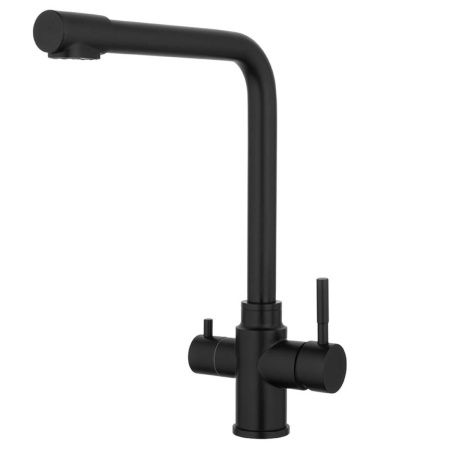 Смеситель для кухни Fashun A54309-7 на мойку черный