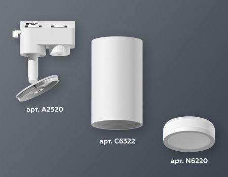 Трековый однофазный светильник Ambrella Light Track System (Трацк Сыстем) XT6322100