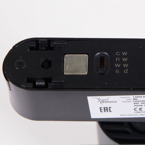 Трековый магнитный светильник Reluce 13005-9.3-001UR magnetic LED12W BK CCT+SMART - фото 2