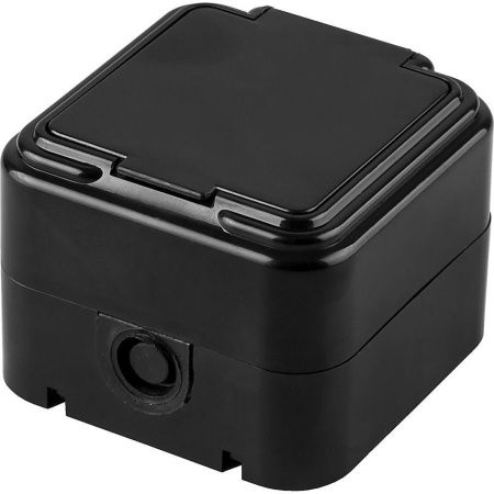 Розетка 1-местная с крышкой Stekker PST16-21-44 32741