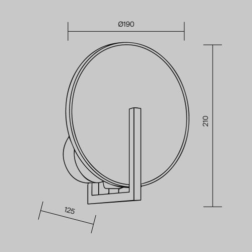 Бра Maytoni Marmo MOD099WL-01G2 - фото 2