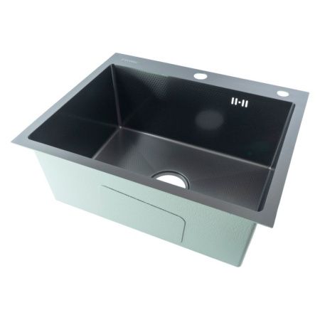 Кухонная мойка Fmark FSC5545Q 55х45 цвет серый поверхность матовая