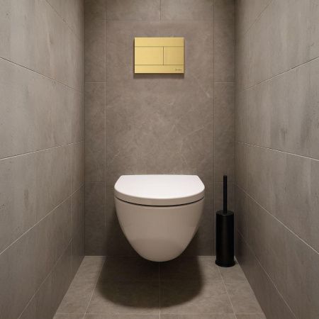 Клавиша смыва механическая Iberica Blanca INOX-R IB.B015.03 цвет желтый