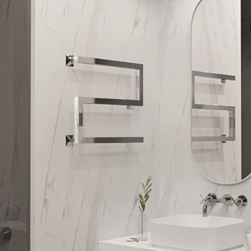 Полотенцесушитель Indigo Sparta DGS40-50Rt 50х43 электрический хром - фото 2