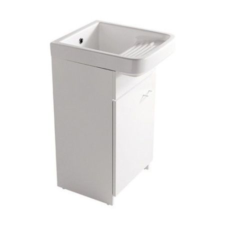 Раковина из сантехнического фарфора Galassia Minerva 2008 50х50 накладная цвет белый без отверстий под смеситель