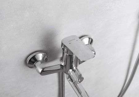 Смеситель для ванны Aquatek ВЕГА AQ1042CR настенный хром