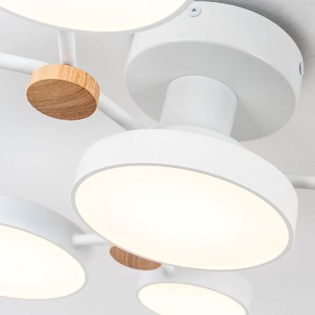 Люстра потолочная LED4U L3201-700 WT