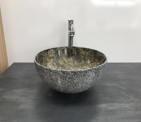 Раковина из санфаянса CeramaLux 486 32х32 накладная цвет многоцветный