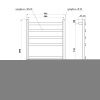 Полотенцесушитель электрический Point Антея PN17858W 55х80 белый