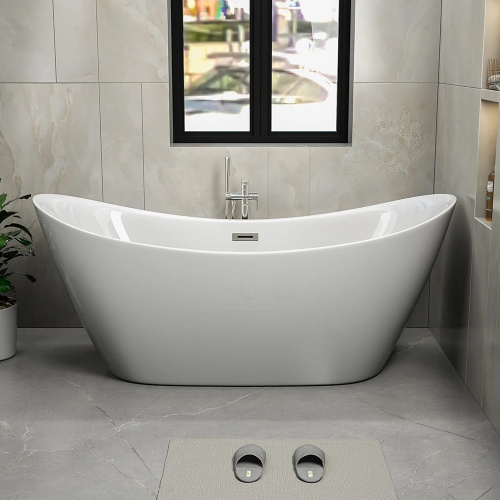 Ванна акриловая Cerutti SPA CT10201 180х80 отдельностоящая овальная