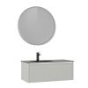 Тумба с раковиной Orka Lisbon 5001429 90х50 подвесная цвет серый