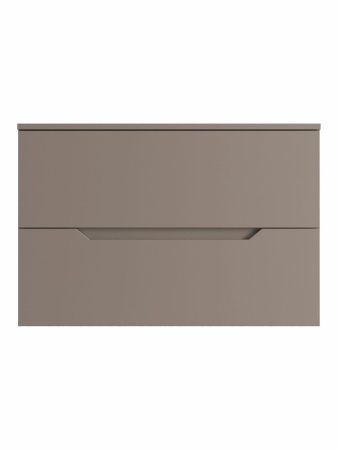 Тумба под раковину Orange Line Li-80TuLMDF 80х50 подвесная цвет серый