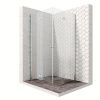 Душевой уголок Ambassador Nord 13011109 100х100 стекло прозрачное профиль хром без поддона