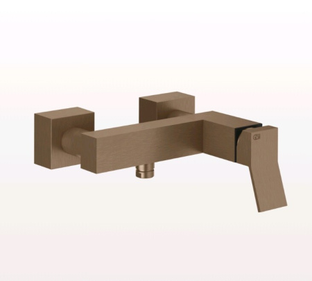 Смеситель Gessi Rettangolo K 53031/708 настенный медь брашированная/шлифованная