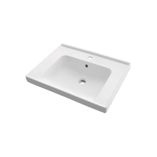 Раковина керамическая Dreja Grace 641587 60х47 подвесная цвет белый 1 отверстие под смеситель - фото 2