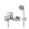 Смеситель для ванны Milardo Poli POLSB00M02 настенный хром