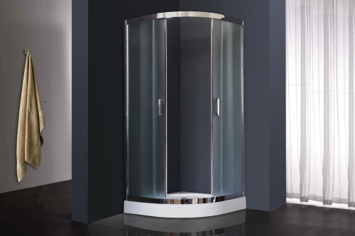 Душевой уголок Royal Bath HK RB90HK-C-CH 90х90 стекло рифленое профиль хром глянцевый