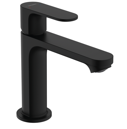 Смеситель Hansgrohe Rebris S 72517670 на раковину/столешницу черный матовый без термостата