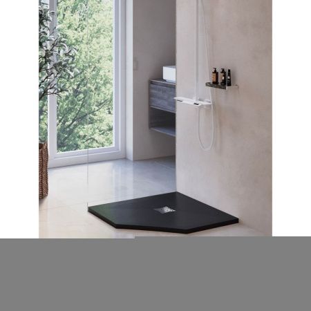 Душевой поддон из искусственного камня RGW Stone Tray 16155099-02 90х90 серый без ножек