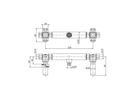 Встроенная часть для встроенного однорычажного смесителя Fima Carlo Frattini F2535CR