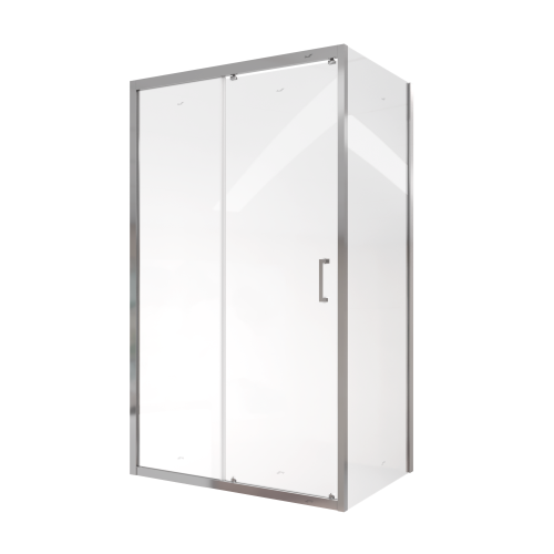 Душевой уголок Cerutti SPA GLORIA120 80х120 стекло прозрачное профиль хром глянцевый
