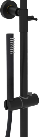 Душевая стойка Paffoni Blu ZCOL632NO настенная цвет черный