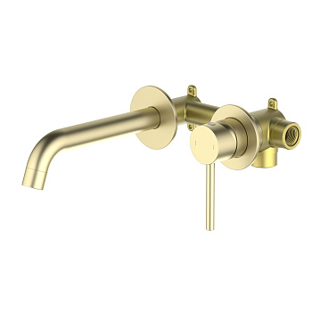 Смеситель Aquatek Европа AQ1313BG встраиваемый в стену золото без термостата