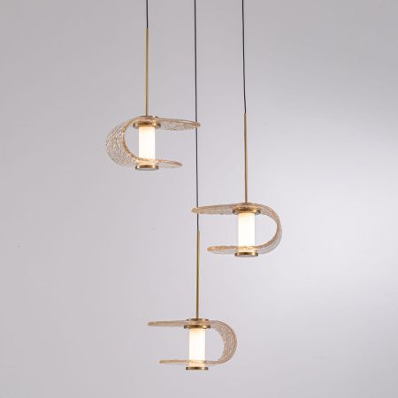 Светильник подвесной Delight Collection MD24020901-3A gold/cognac