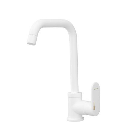 Смеситель для кухни Wasserkraft Mindel 8500 8507 на мойку белый