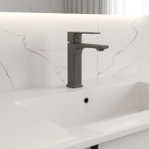 Смеситель Teymi T10258 на раковину графит - фото 5