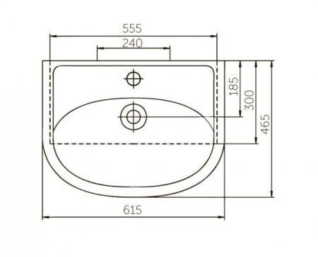 Тумба под раковину Corozo Кентис SD-00000314 60х30 напольная цвет белый