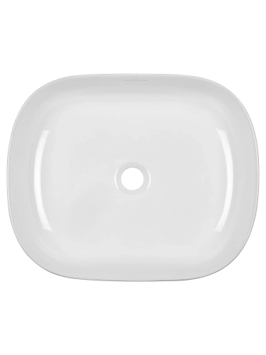 Раковина из сантехнического фарфора Wonzon & Woghand Tahoe WW-RN41286-GW 50х40 накладная цвет белый без отверстий под смеситель - фото 4