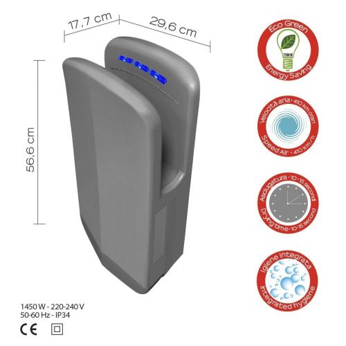 Сушилка для рук Gedy Diablo 2453(08) - фото 2