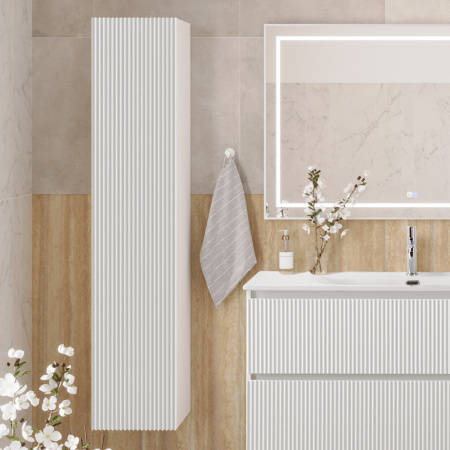 Шкаф-пенал BelBagno UNO UNO-1600-1A-SC-BO 30х160 подвесной цвет белый