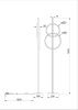 Торшер Arte Lamp Fluido (Флуидо) A3913PN-24BK