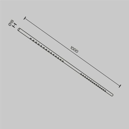 Трековый светодиодный светильник Maytoni Technical Points (Точки) C101CL-L1000-24W3-6K-BS