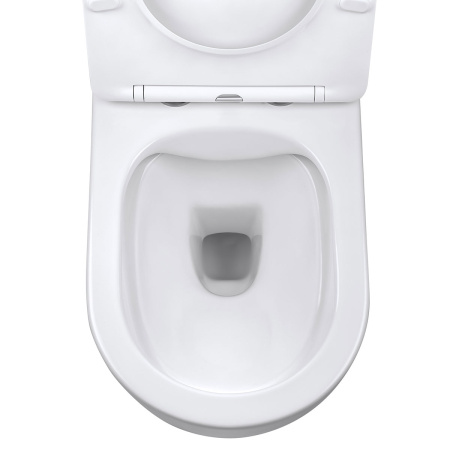 Унитаз подвесной Vincea Evo VT1-34 белый с сиденьем микролифт безободковый душевой смыв