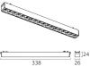 Трековый магнитный светильник Italline Kreator (Креатор) IT09-9011 black 3000K