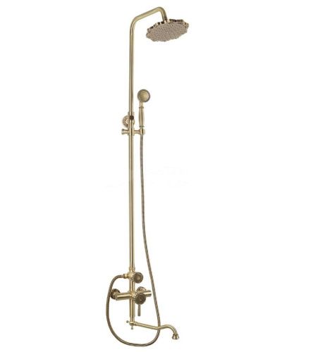 Душевая стойка Bronze de Luxe 10120DF/1 настенная цвет бронза - фото 2