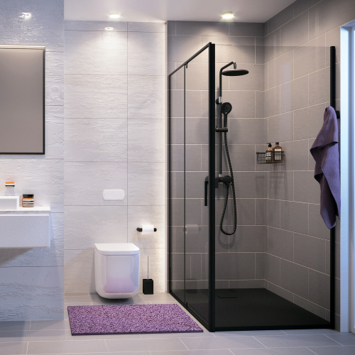 Душевой уголок WasserKRAFT  74P17 100x80 стекло прозрачное 6 мм - фото 2