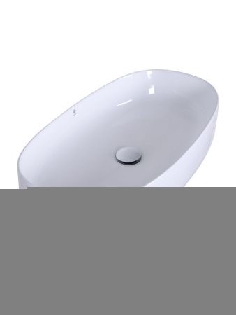 Раковина из сантехнического фарфора Orange B07-675W 70х40 накладная цвет белый